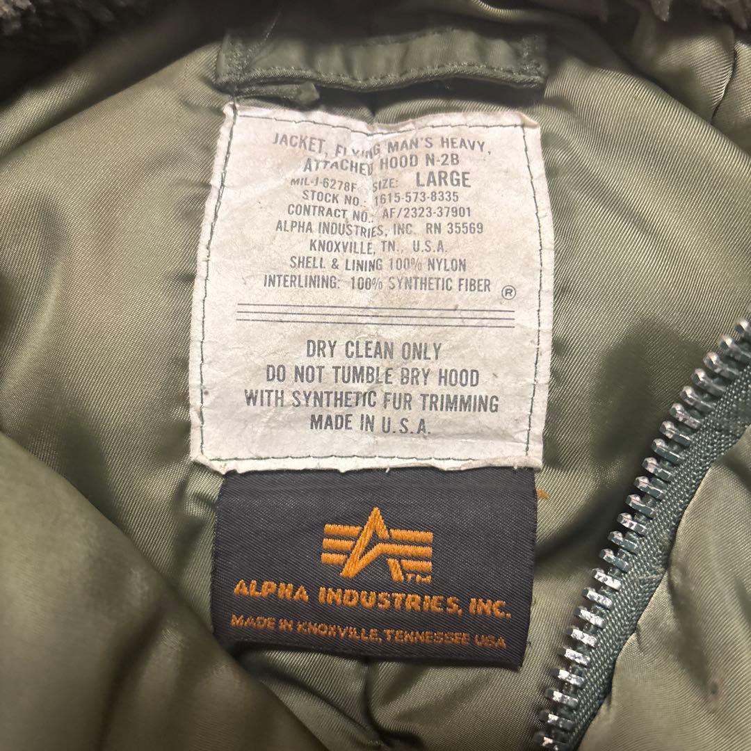 希少 アルファ 90s ALPHA n2b USA製 IDEAL