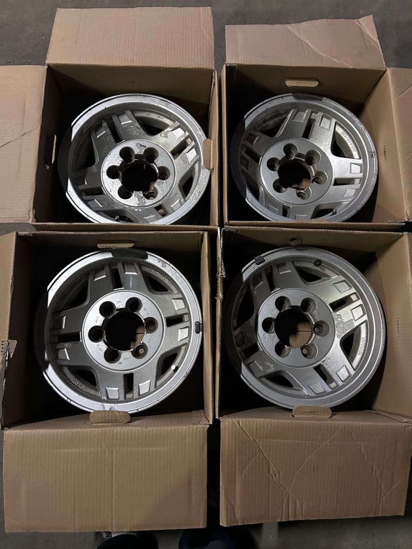 15インチ 5スポークホイール 4個セット　ランクル78プラド