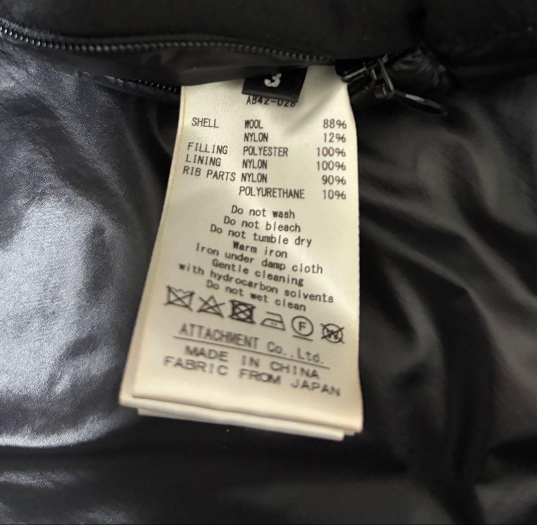 ATTACHMENT WO/NY ボイルパディング ボンバージャケット