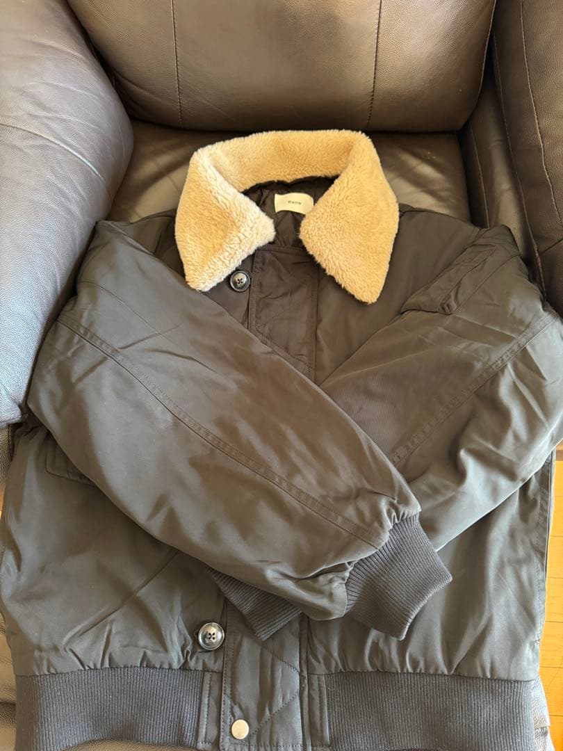 【即完売!!】bleme 2WAYフライトジャケット Sブラック