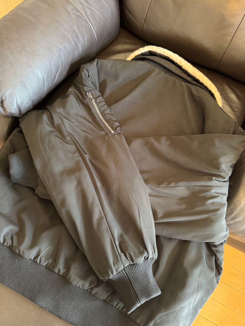 【即完売!!】bleme 2WAYフライトジャケット Sブラック