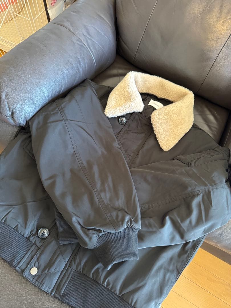 【即完売!!】bleme 2WAYフライトジャケット Sブラック