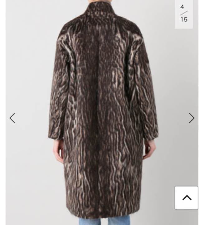 再再値下げ未使用！Deuxieme Classe シャギーレオパードコート 新品