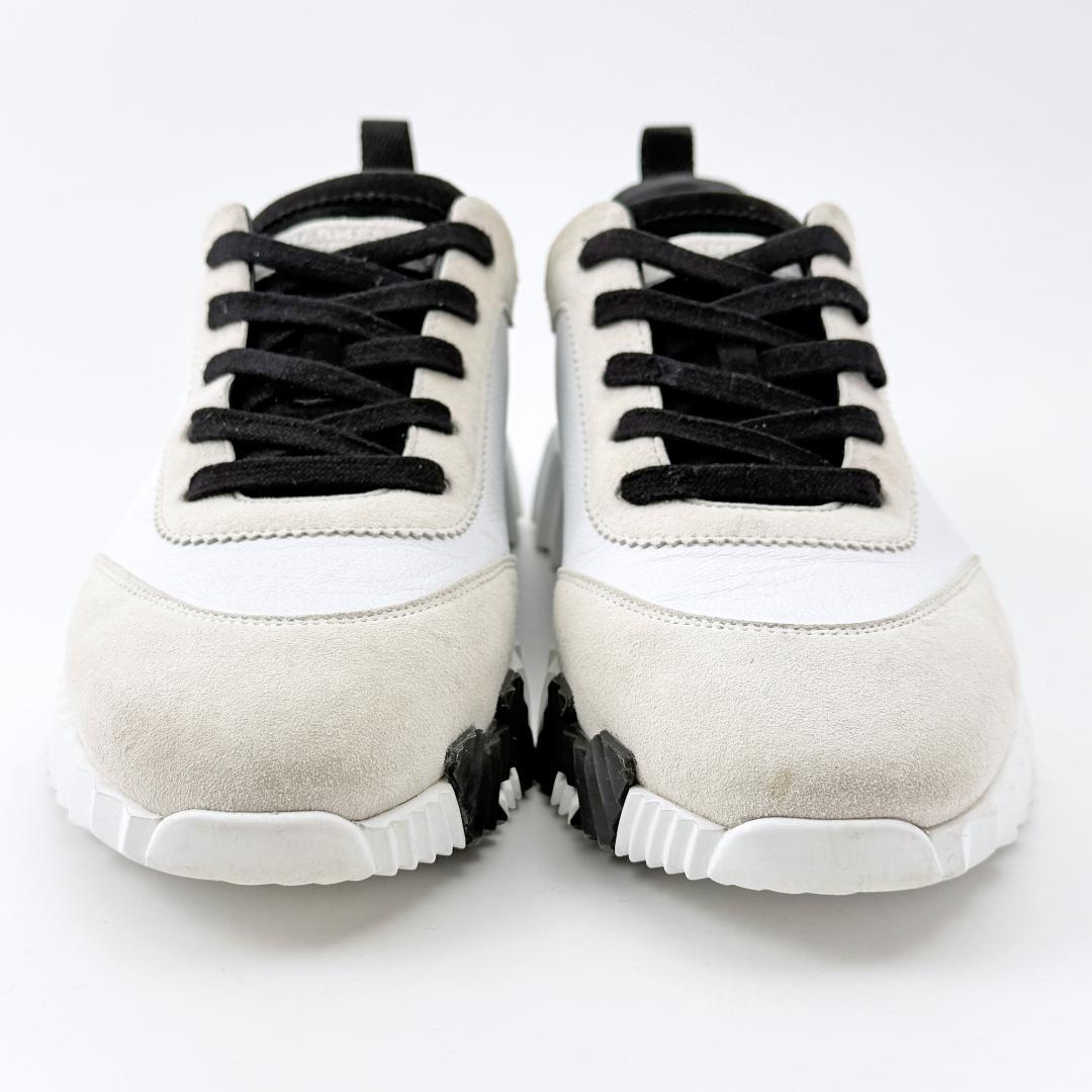 定価18万【美品】 エルメス バウンシング　厚底 スニーカー レザー 白 39