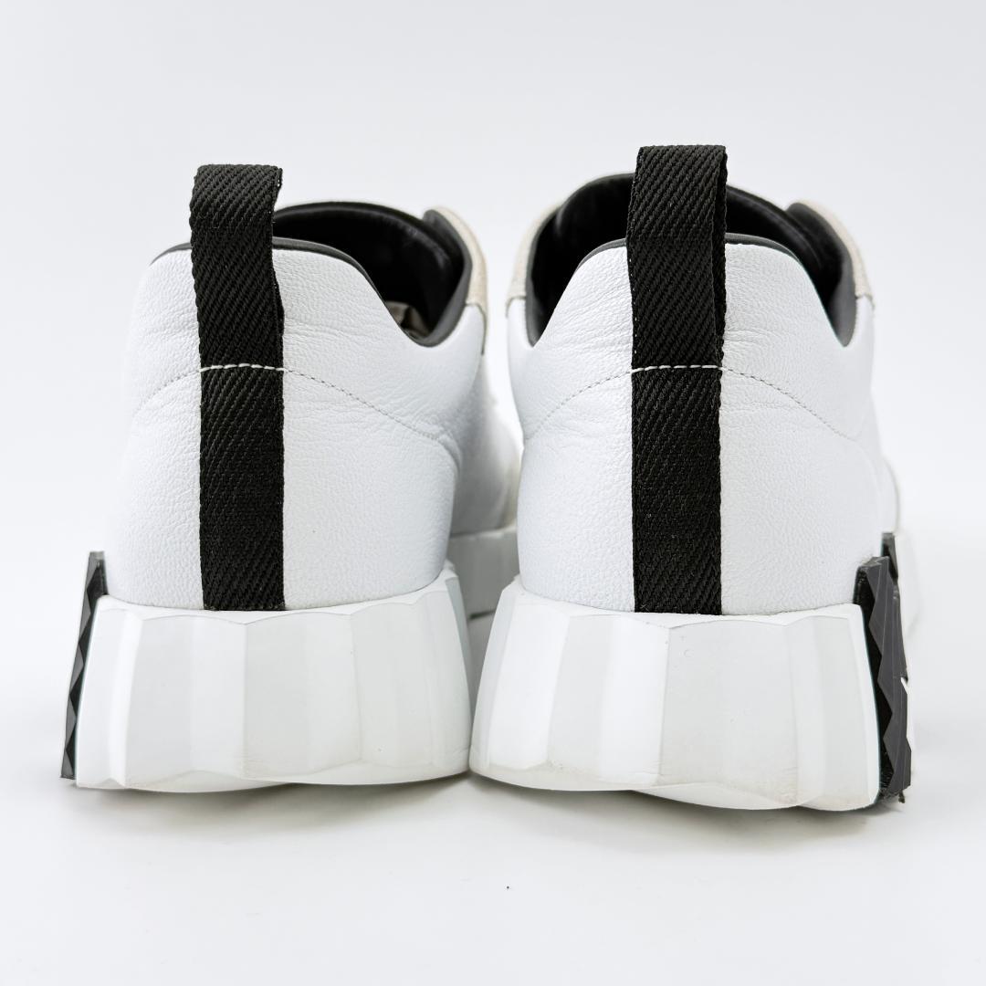 定価18万【美品】 エルメス バウンシング　厚底 スニーカー レザー 白 39