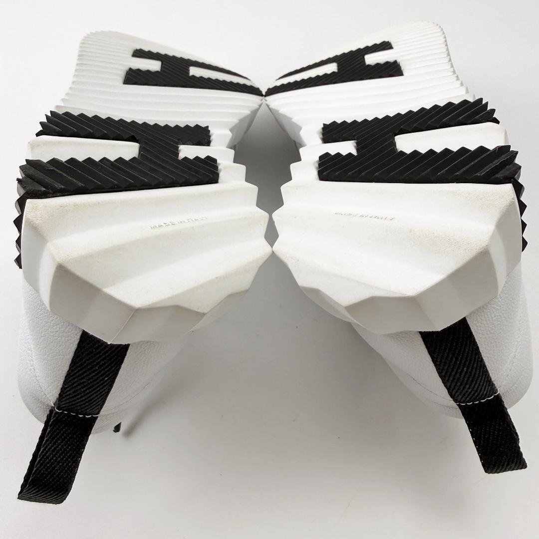 定価18万【美品】 エルメス バウンシング　厚底 スニーカー レザー 白 39