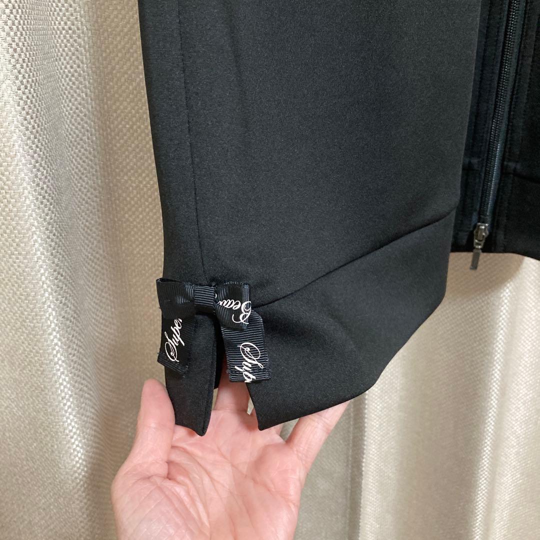 Super Beauty スーパービューティ　フード付きロングコート　ビジューL