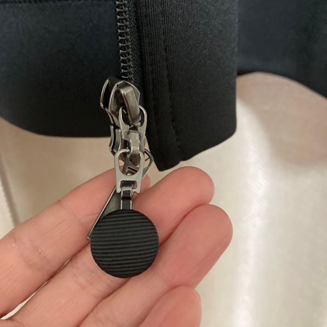 Super Beauty スーパービューティ　フード付きロングコート　ビジューL