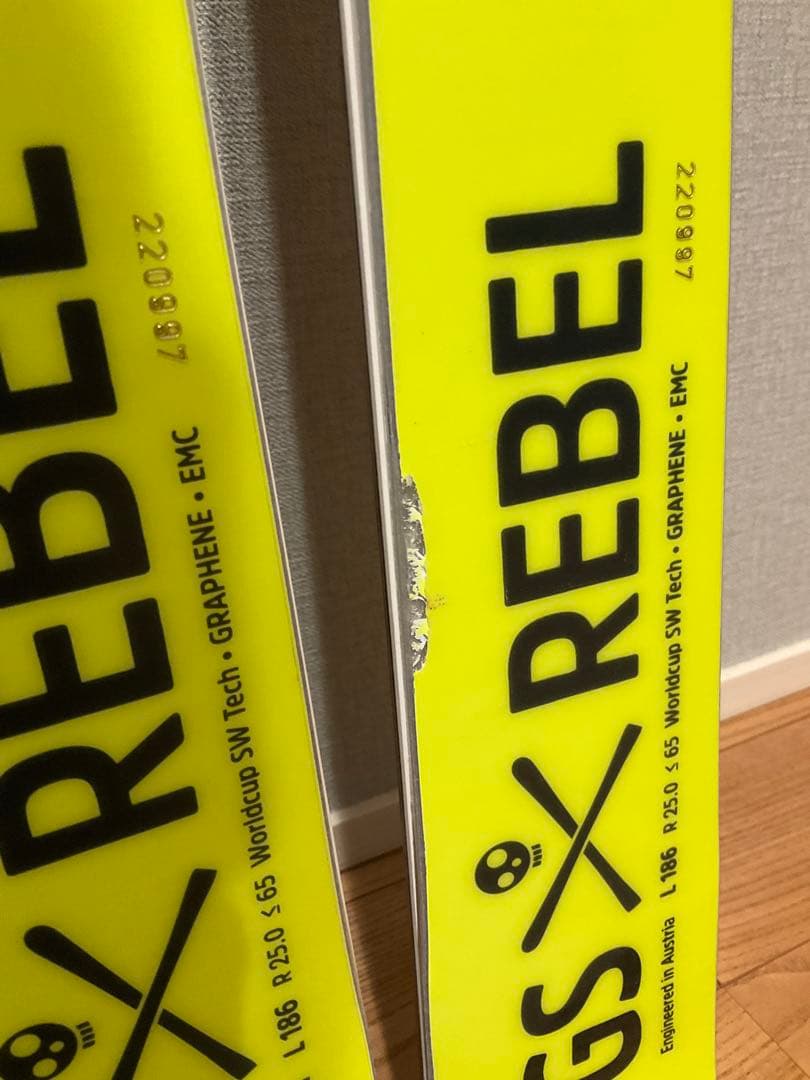 HEAD ヘッド　e-GS REBELS 186 金具FF16付　新品未使用