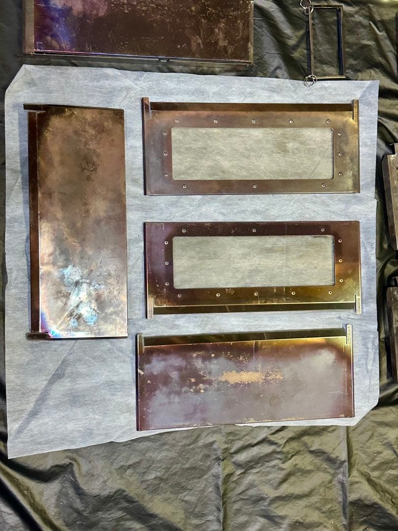 り*う様 笑’s 焚き火の箱G-neo 薪ストーブ一式 未使用品付