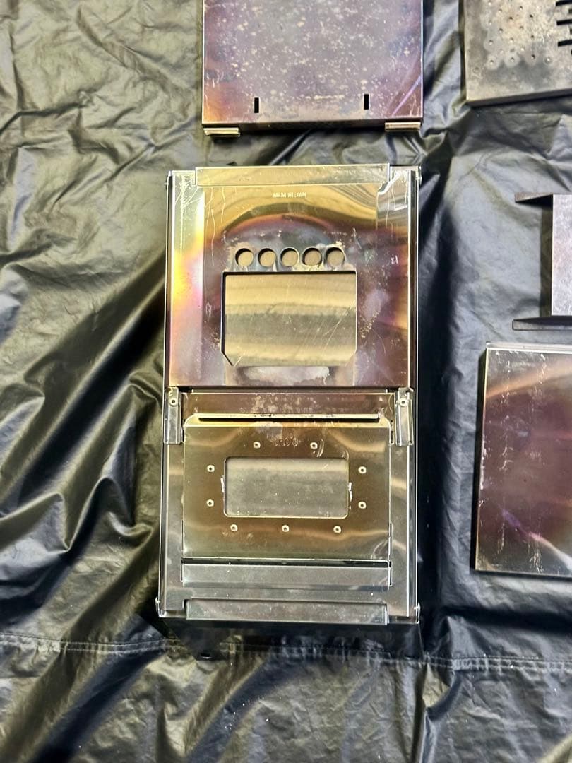 り*う様 笑’s 焚き火の箱G-neo 薪ストーブ一式 未使用品付