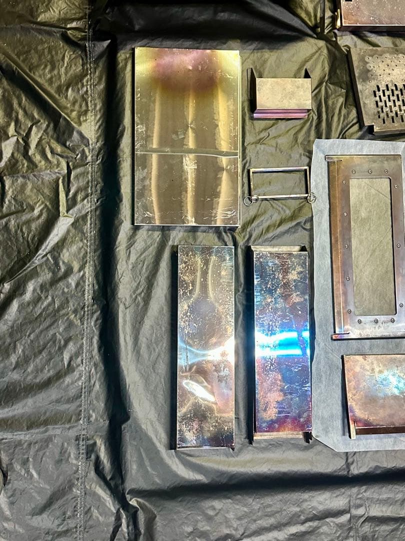 り*う様 笑’s 焚き火の箱G-neo 薪ストーブ一式 未使用品付