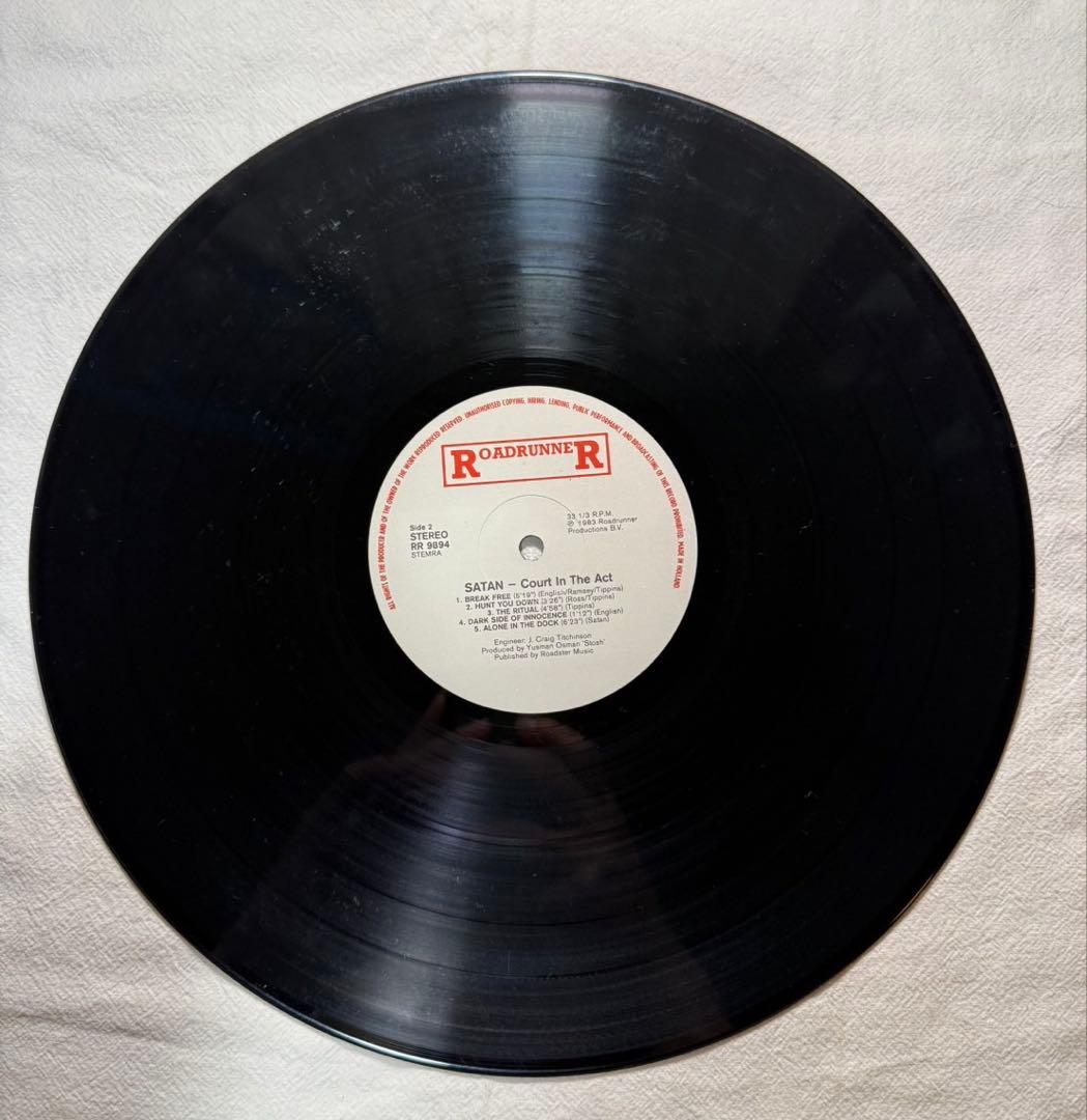Satan「Court In The Act」LP
