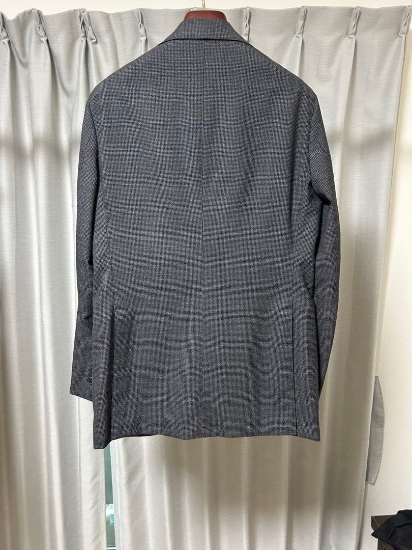 美品CARUSOカルーゾ　スーツ46マイクロハウンドトゥース