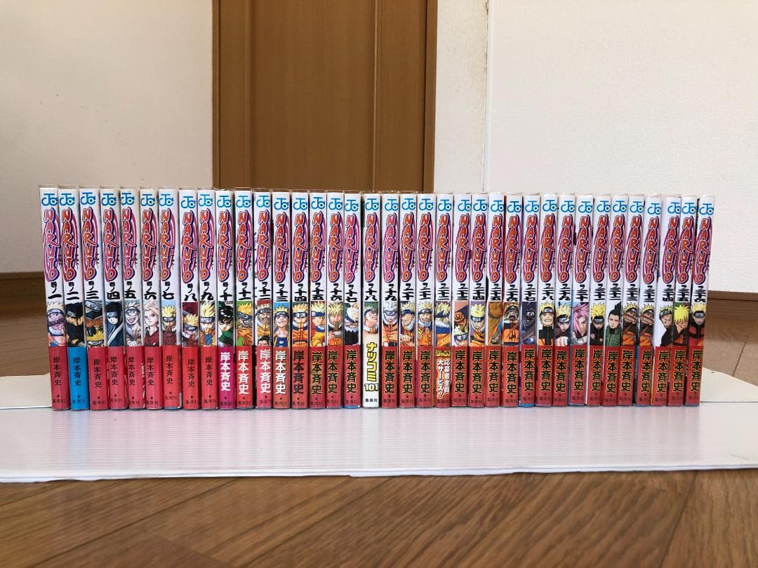 良品　ナルト　全巻　初版　帯　フルコンプ　マンガ　冊子　ジャンパラ　ジャンプ