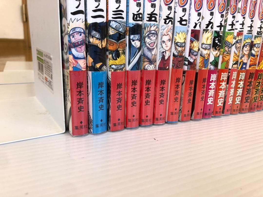 良品　ナルト　全巻　初版　帯　フルコンプ　マンガ　冊子　ジャンパラ　ジャンプ