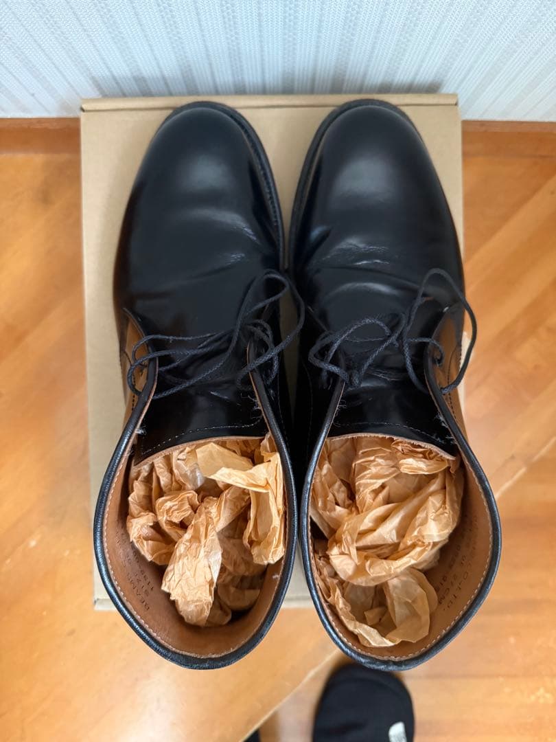 ちびまる　BEAMS チャッカブーツ ブラック