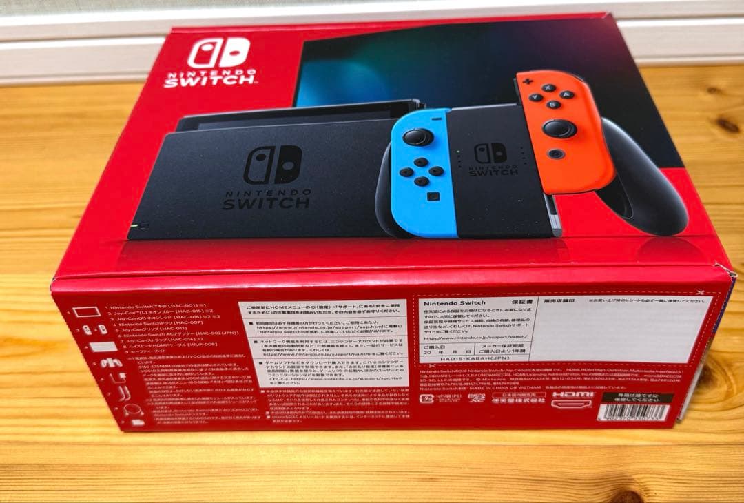 Nintendo Switch 本体 ネオンブルー・ネオンレッド_新品未使用