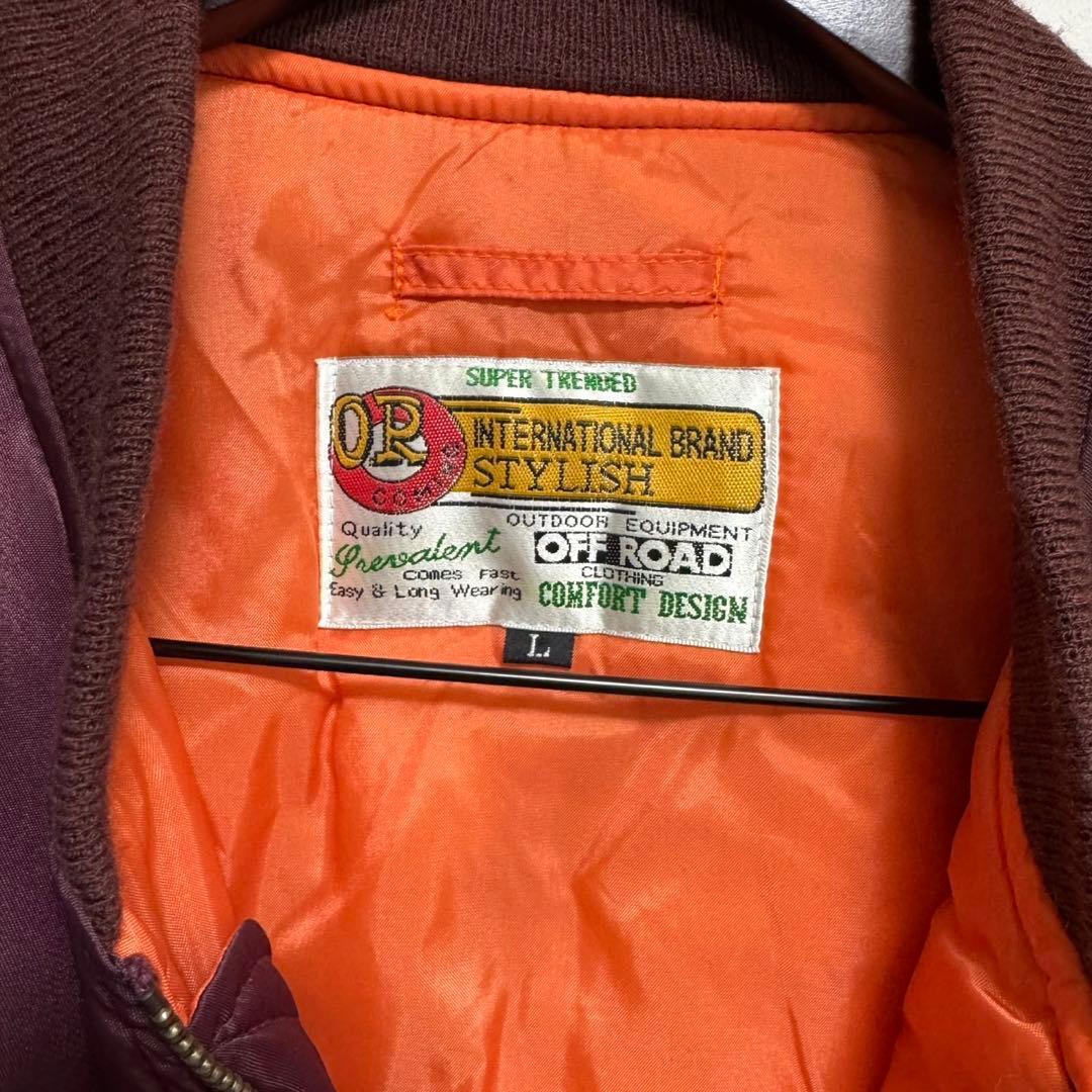 OFF ROAD MA-1 フライトジャケット ナイロン ブルゾン