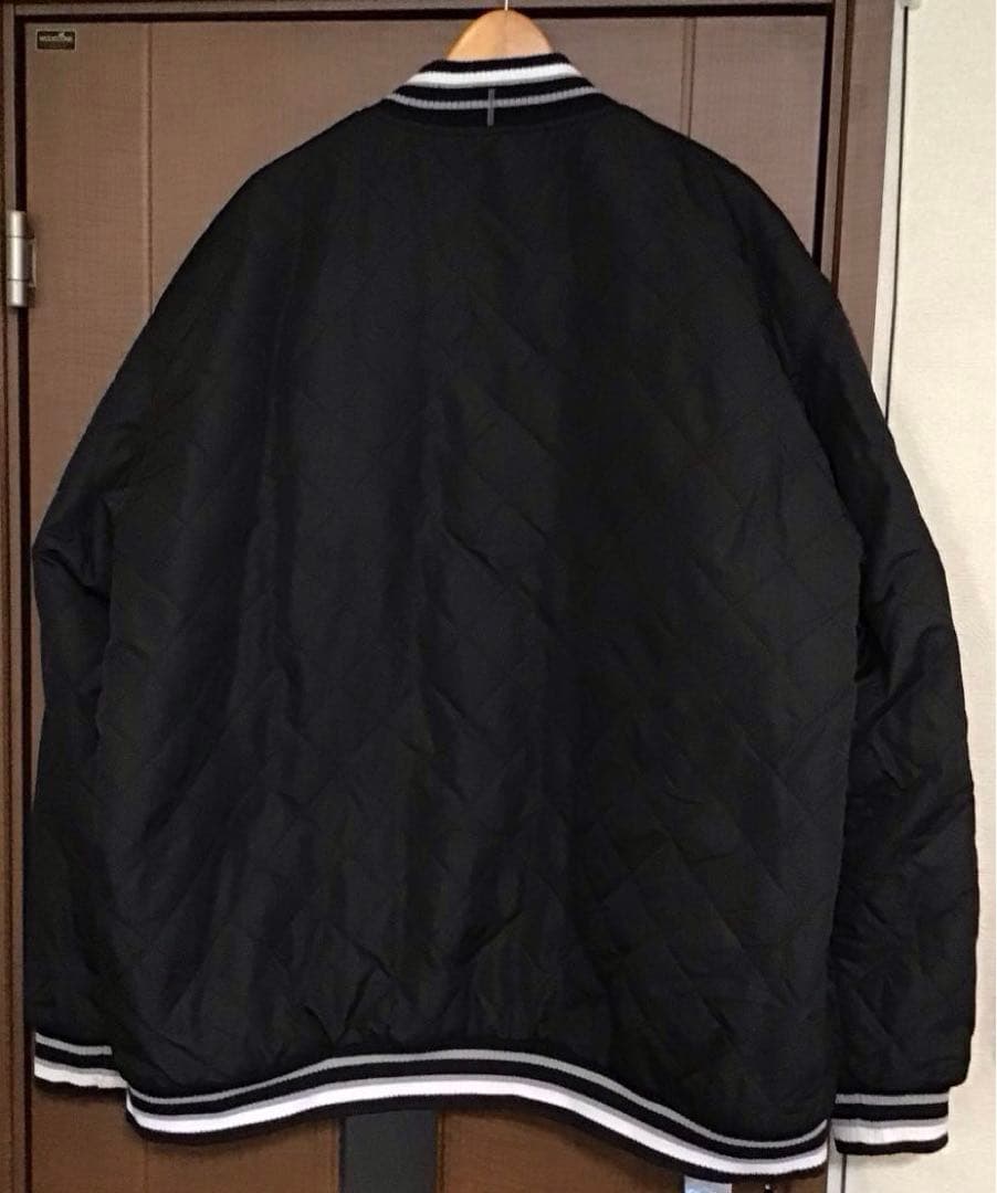 新品 NFL公式 ラスベガス レイダース 4XL リバーシブル スタジャン刺繍