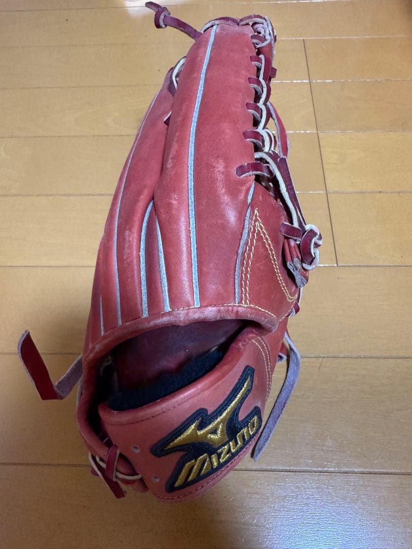 Mizuno Pro Order 硬式グローブ レッド