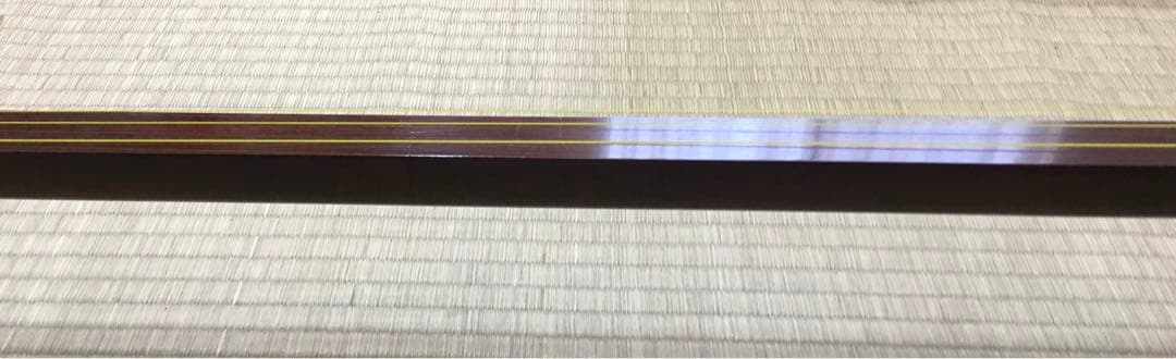 地唄三味線【高級 紅木 二分大 美品 両面張替 】