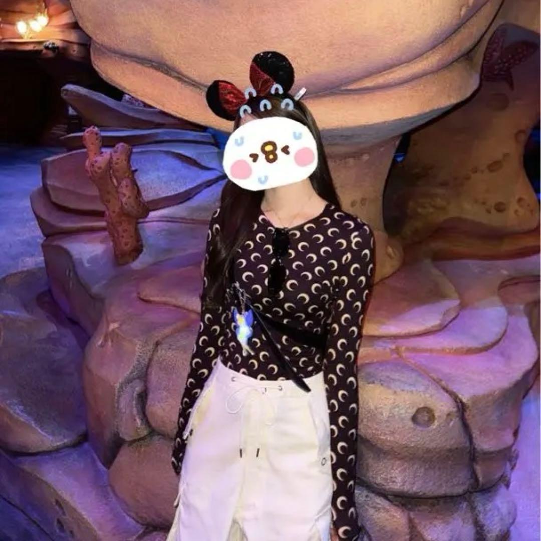 marine serre second skin tops ブラック Sサイズ