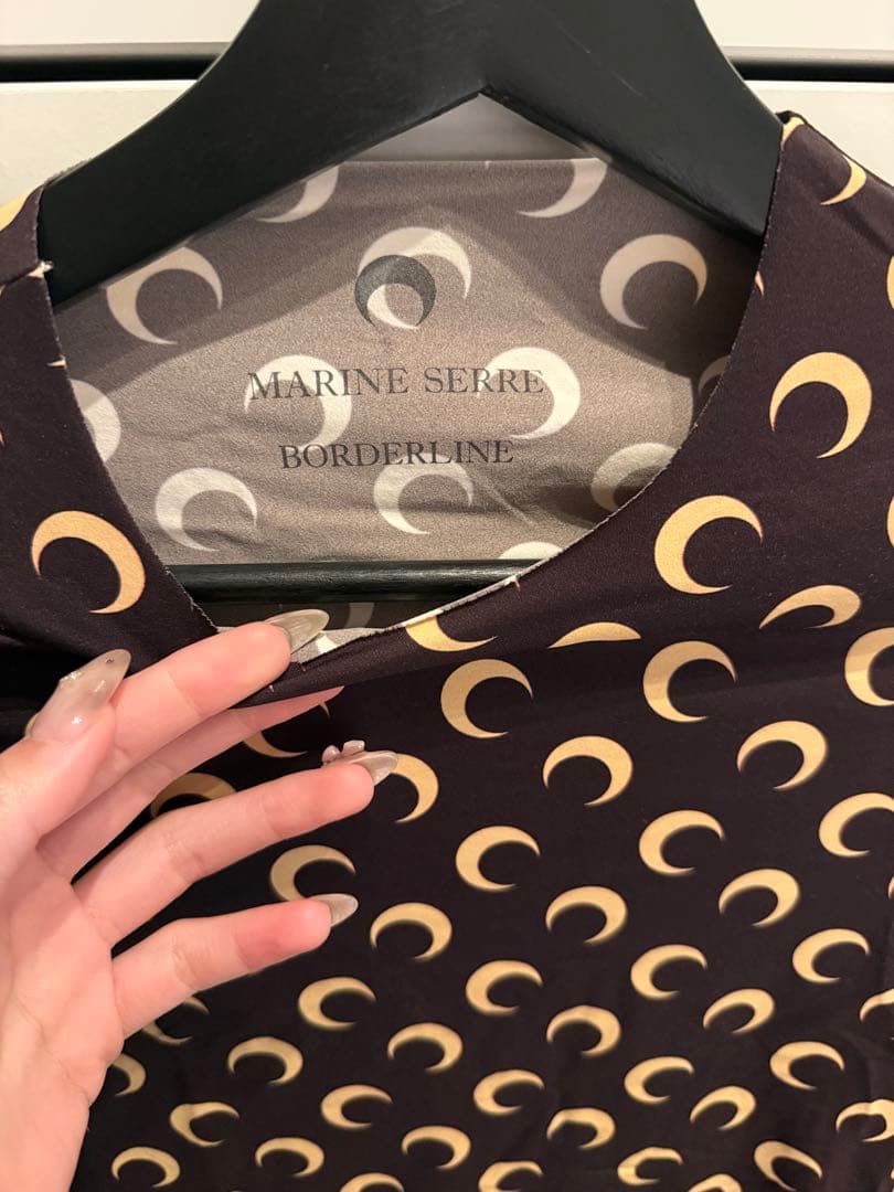 marine serre second skin tops ブラック Sサイズ