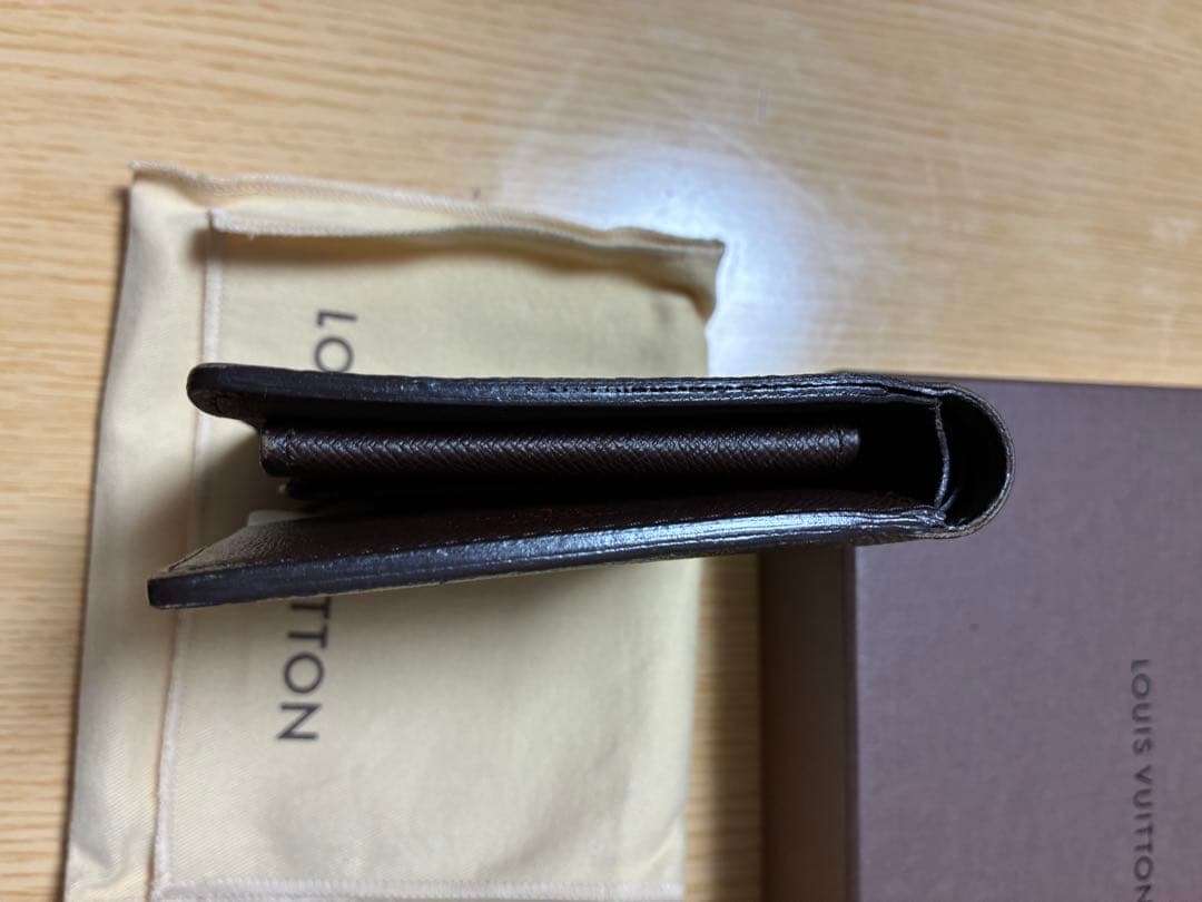 ルイヴィトン ダミエ 二つ折り財布 箱・保存袋付き 美品 正規品