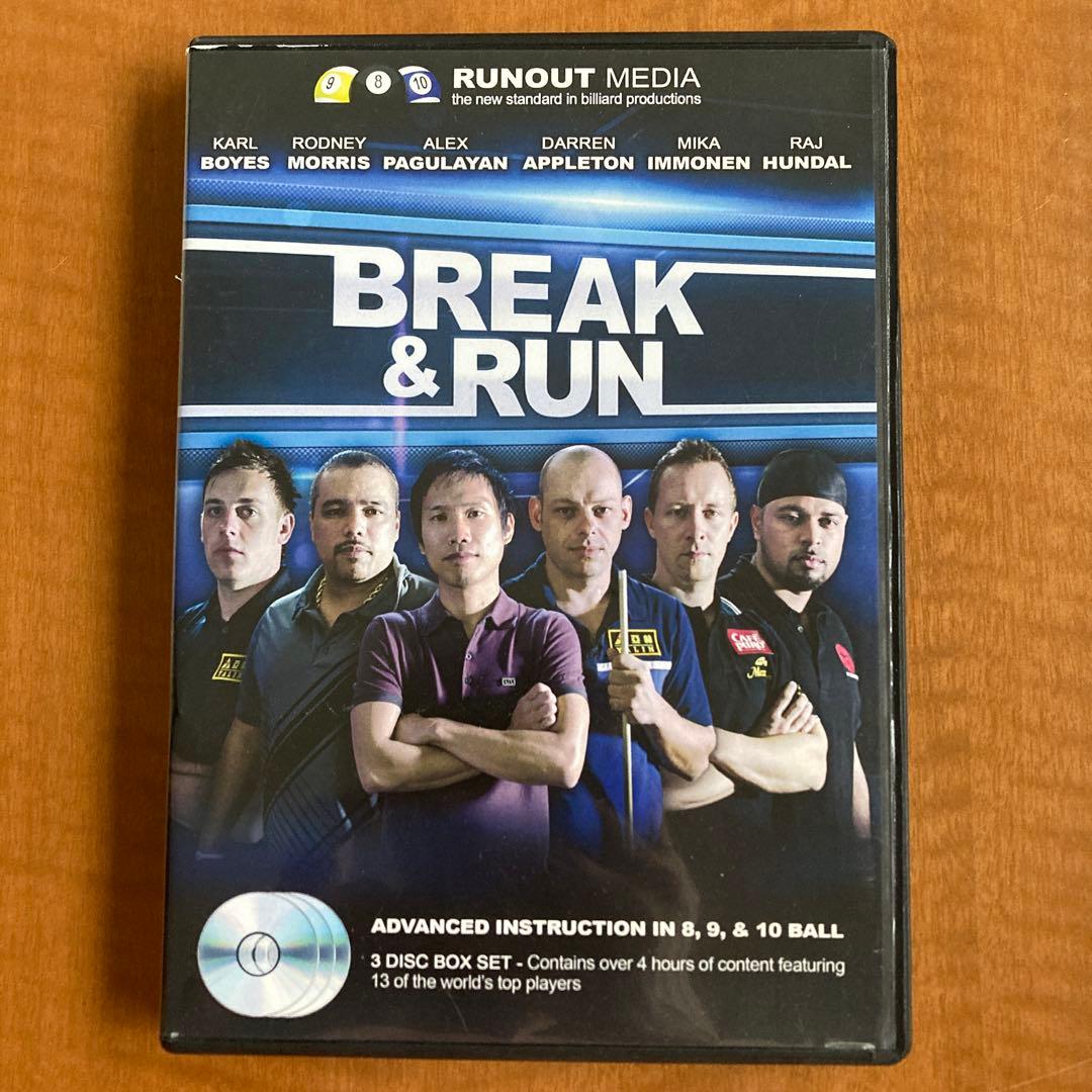 スポーツ・フィットネス BREAK & RUN DVD 3 DISC BOX SET
