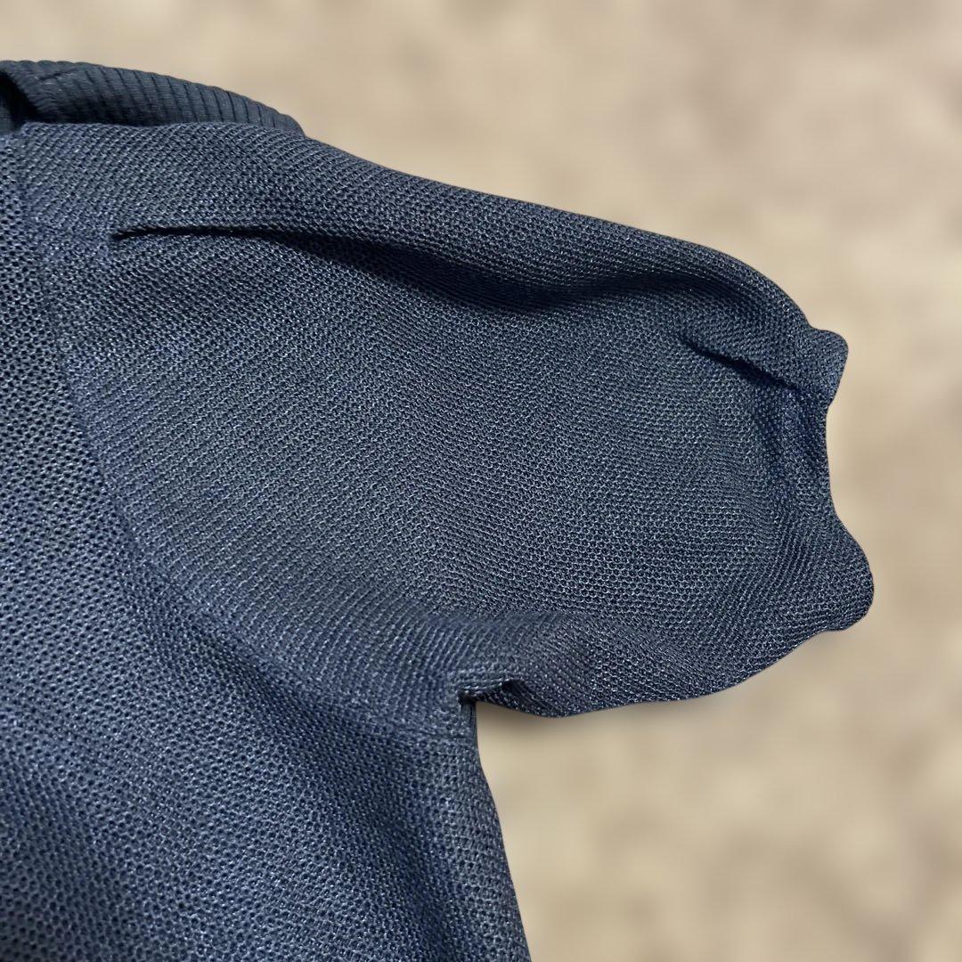 theoryダークネイビー パーティードレスとバルーンカーディガンセット