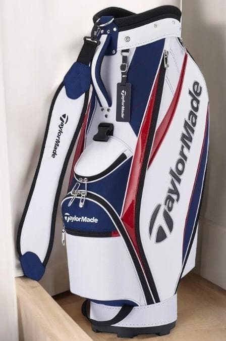 新品未使用展示品　TaylorMade 高級商品トリコロール ゴルフバッグ