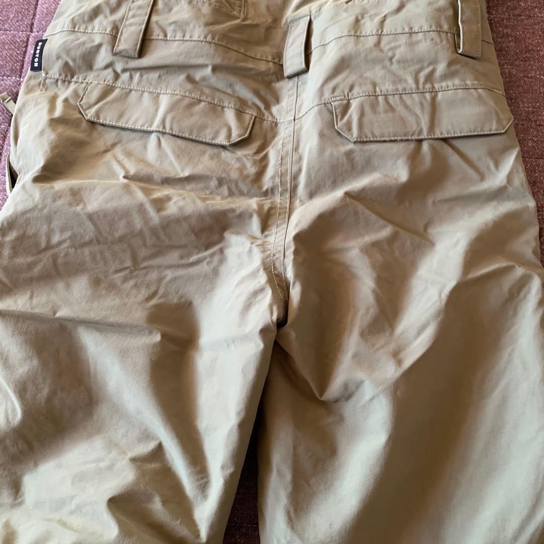 BURTON KIDS スノーボードビブパンツS 130サイズ カーキ