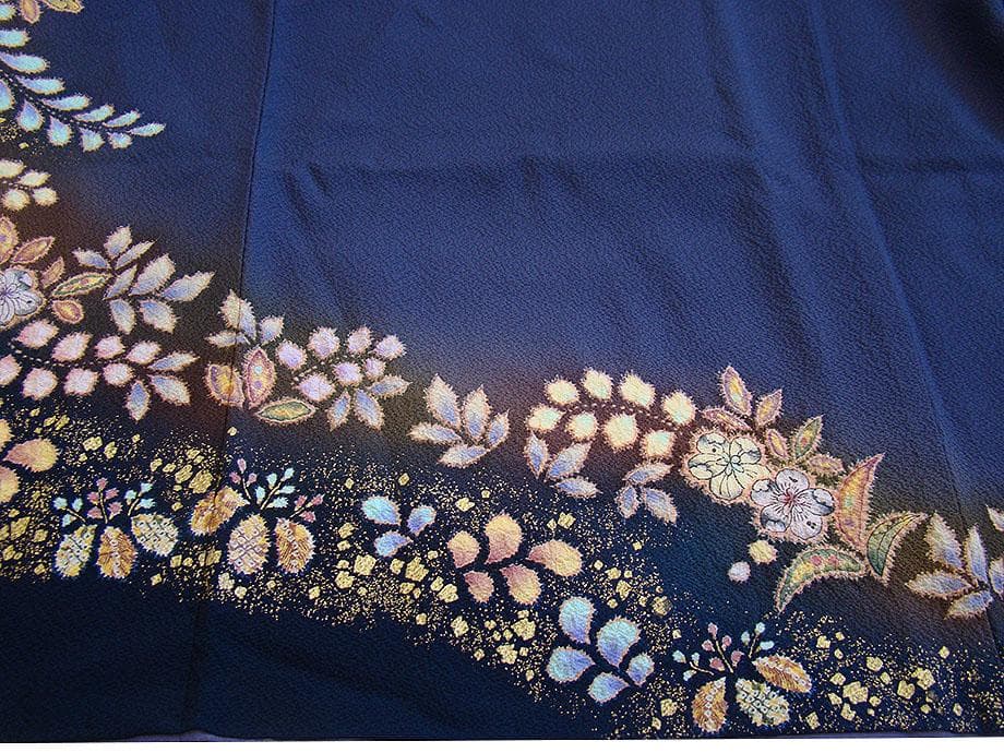 「翠山工房」 辻が花 附下げ・訪問着（正絹）仕立上り＜HH2244hana