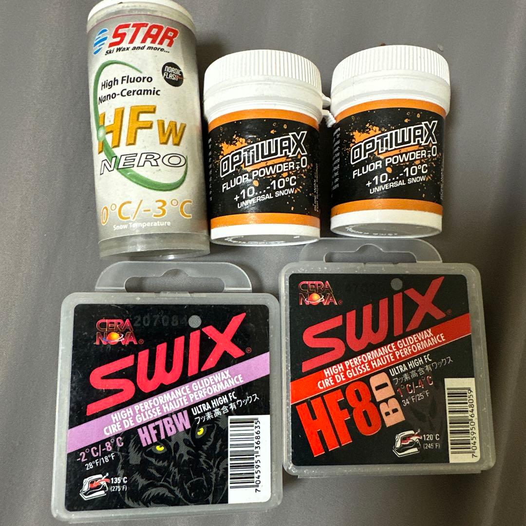 SWIX HF8BW & HF7BW フルオロワックスセット