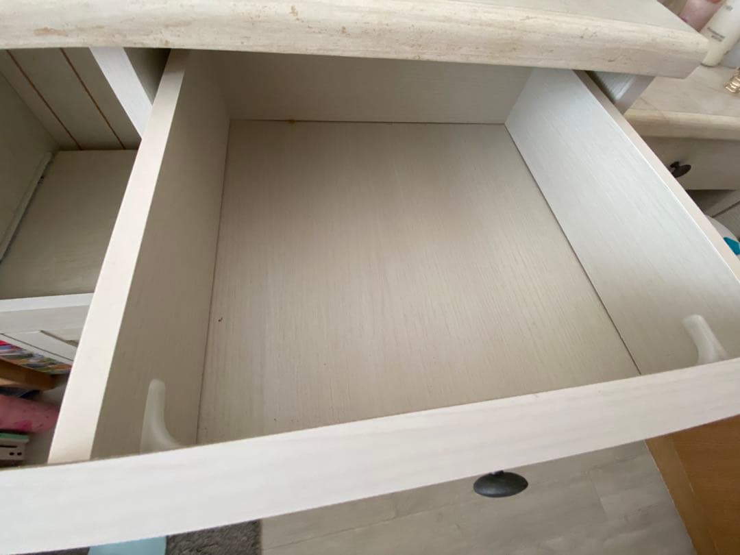 ニトリ　カウンターワゴン　食器棚 (リズバレーSLM8075S)