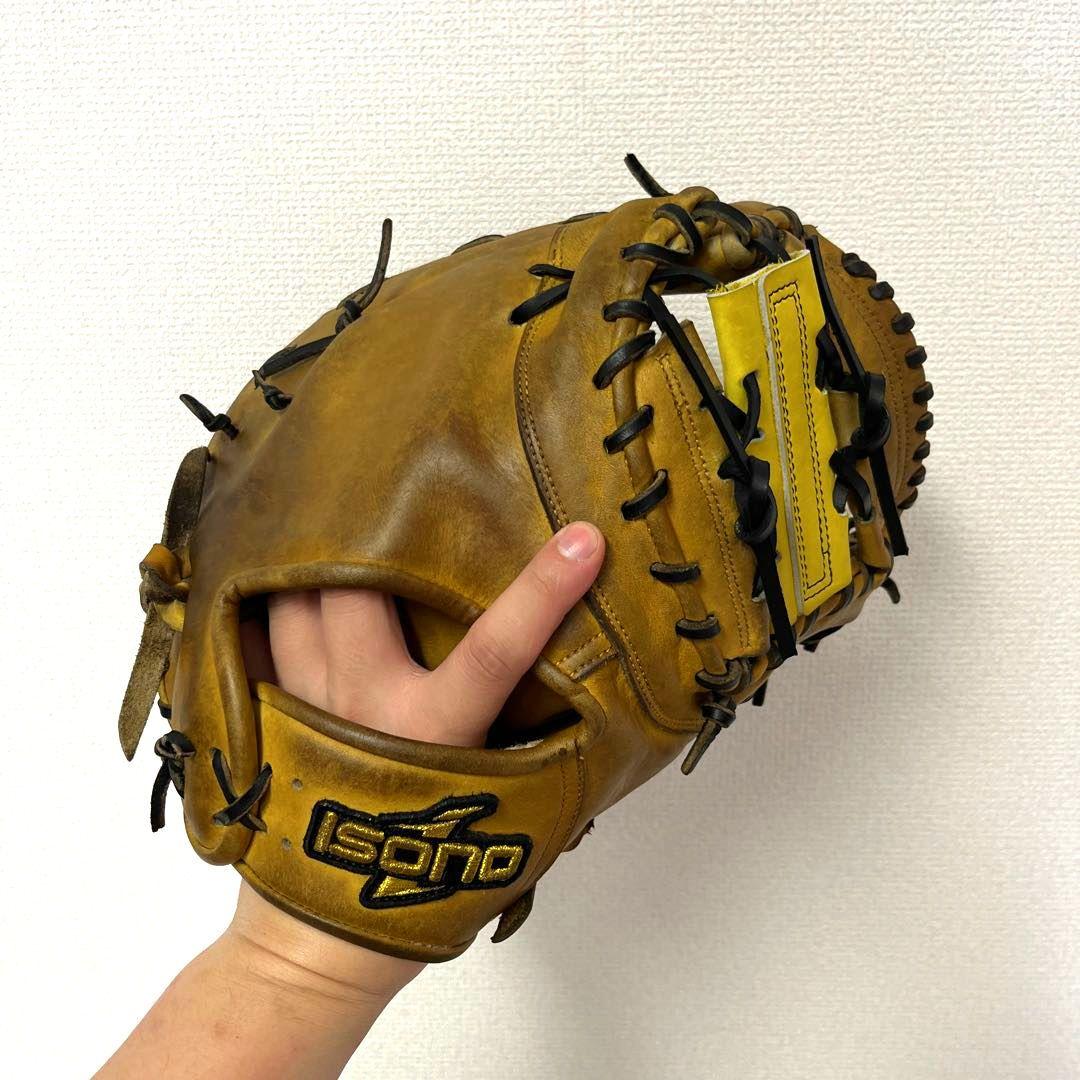 628 イソノ 最高級 イソノエリート 型抜群 即戦力 硬式 ファーストミット