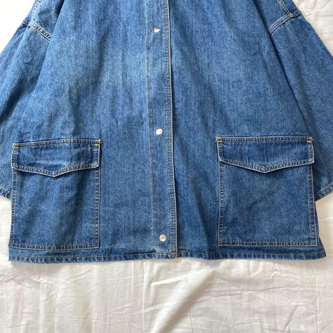 TOTEME トーテム デニムジャケット オーバーサイズ【M/L】ブルー 370