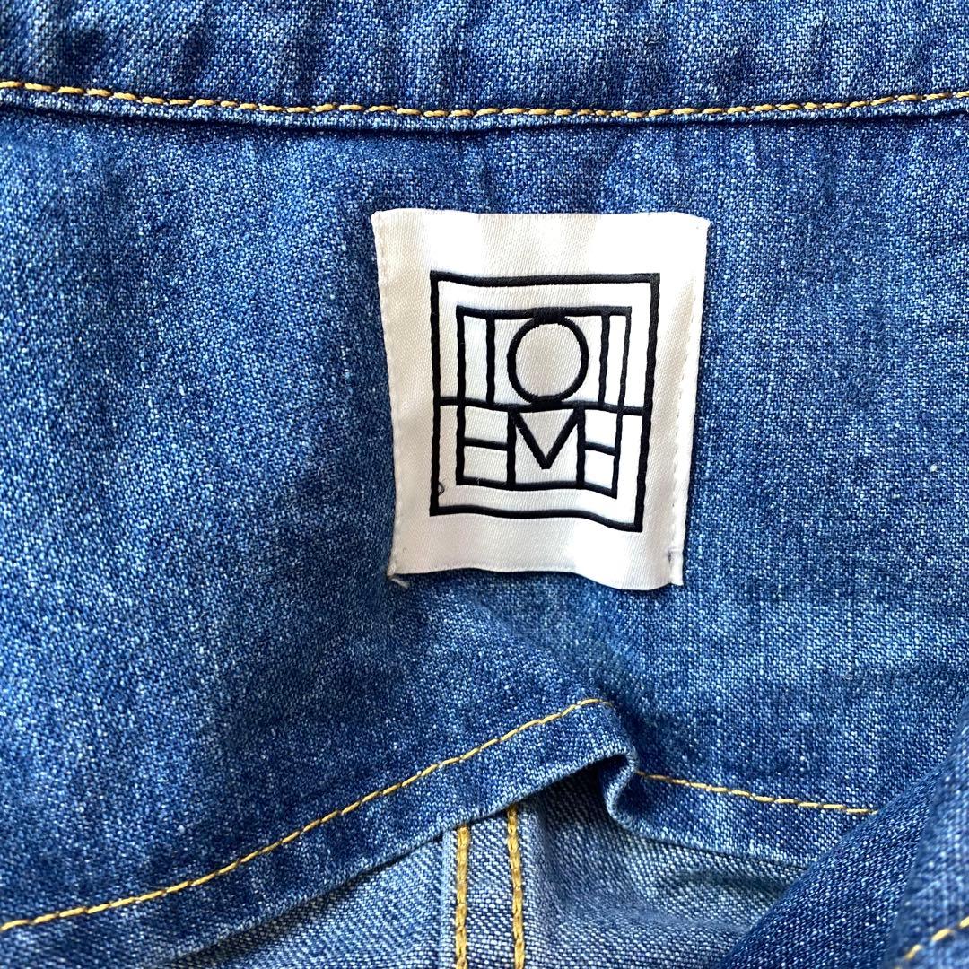 TOTEME トーテム デニムジャケット オーバーサイズ【M/L】ブルー 370