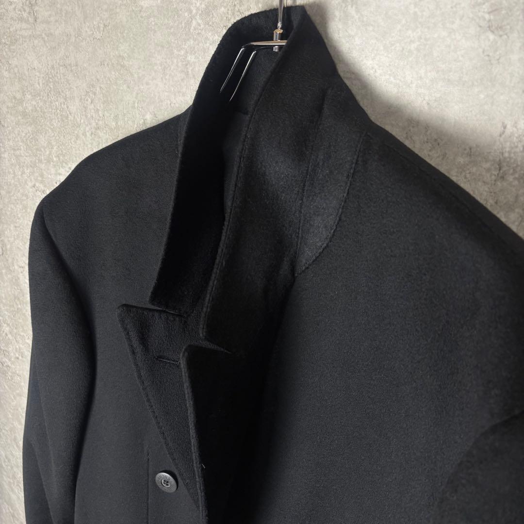 ジバンシー GIVENCHY カシミヤ 100% ダブル チェスター コート L