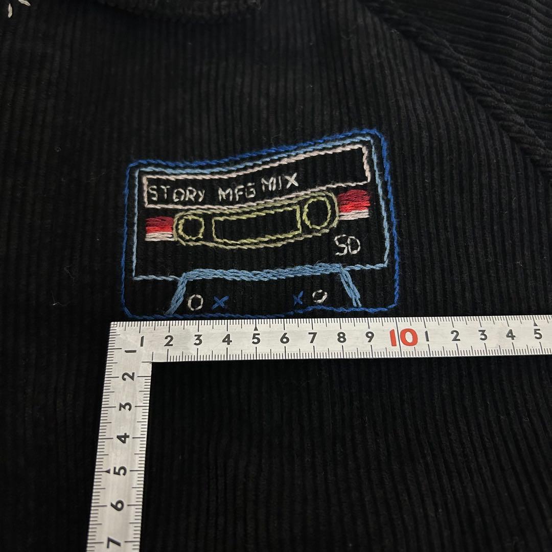 STORY MFG ストーリーエムエフジー コーデュロイ ジャケット ブラック