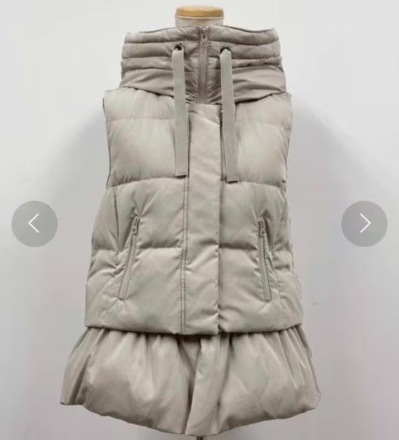 Designaera＊新品未使用タグ付き ダウンベスト＊31900円＊ペプラム