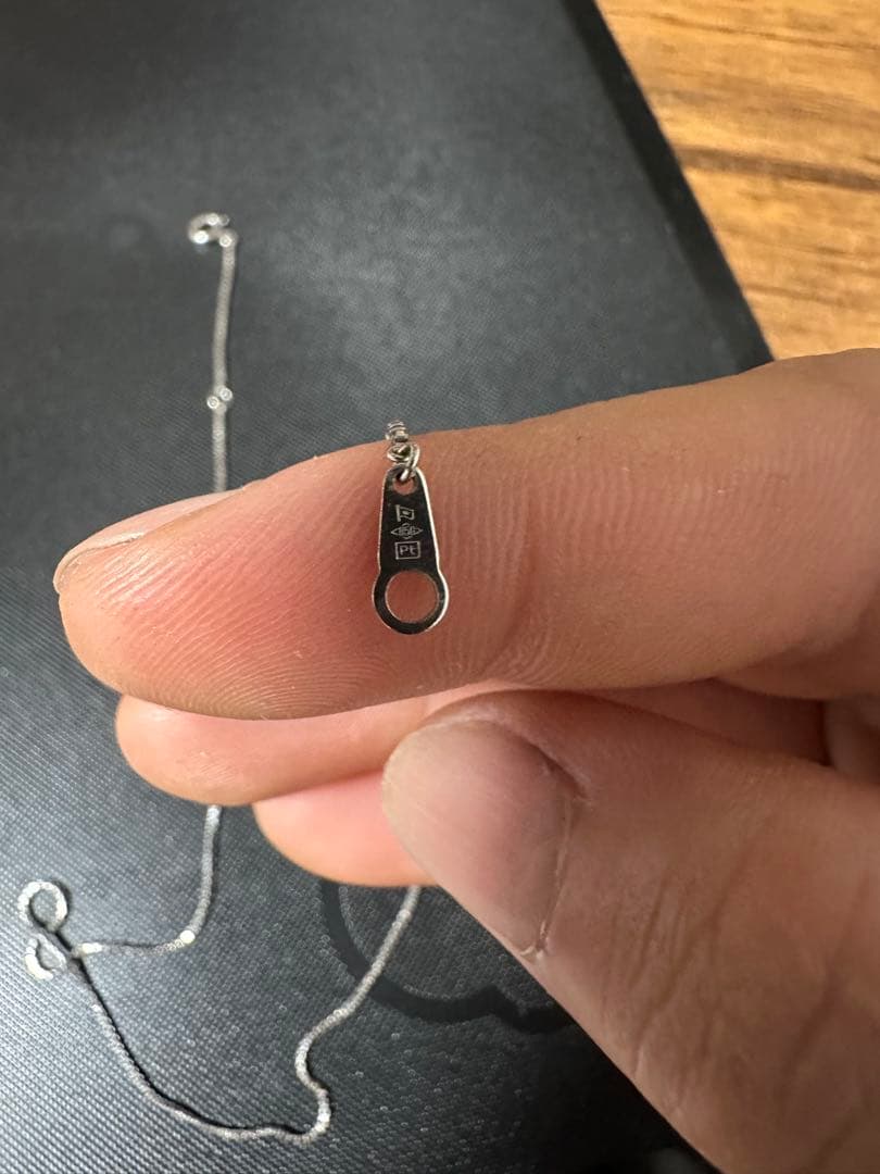 プラチナpt850 ネックレス 約40cm 全体重量約4g