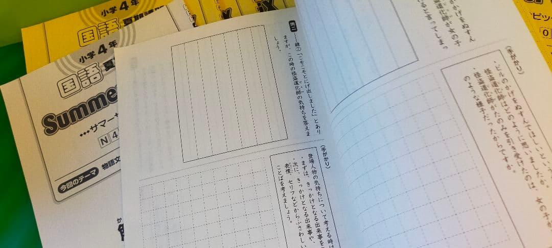 サピックス　夏期講習 国語　小４　サマーサピックス 全12冊フルセット