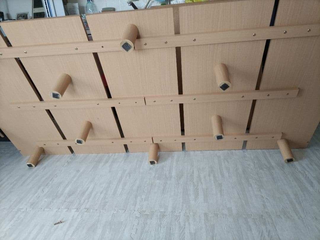 全国送料無料！！北欧テイスト風ローベッド シングル コンセント付き