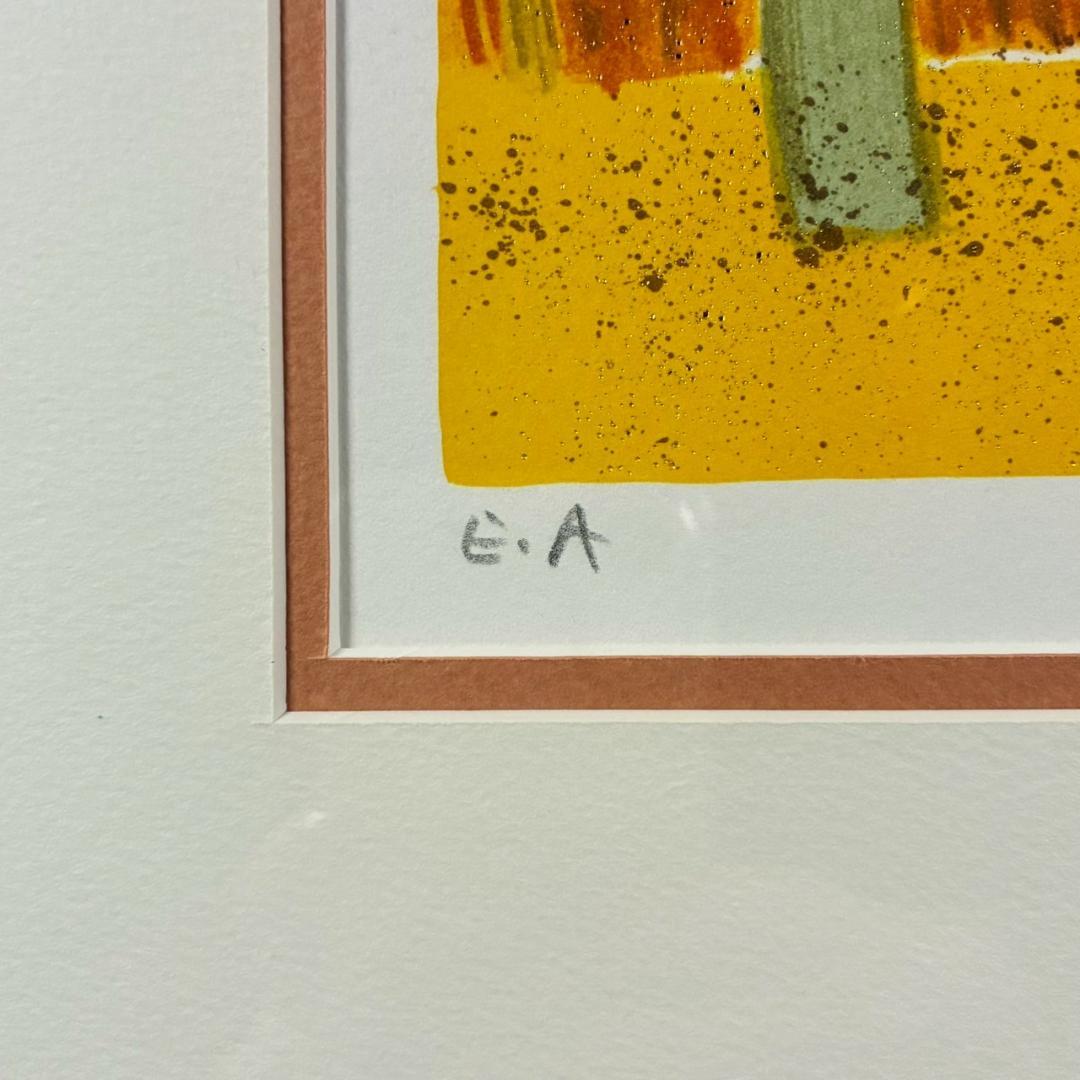 美品 セルジュ・ラシス「秋の遠乗り」リトグラフ 直筆サイン入り