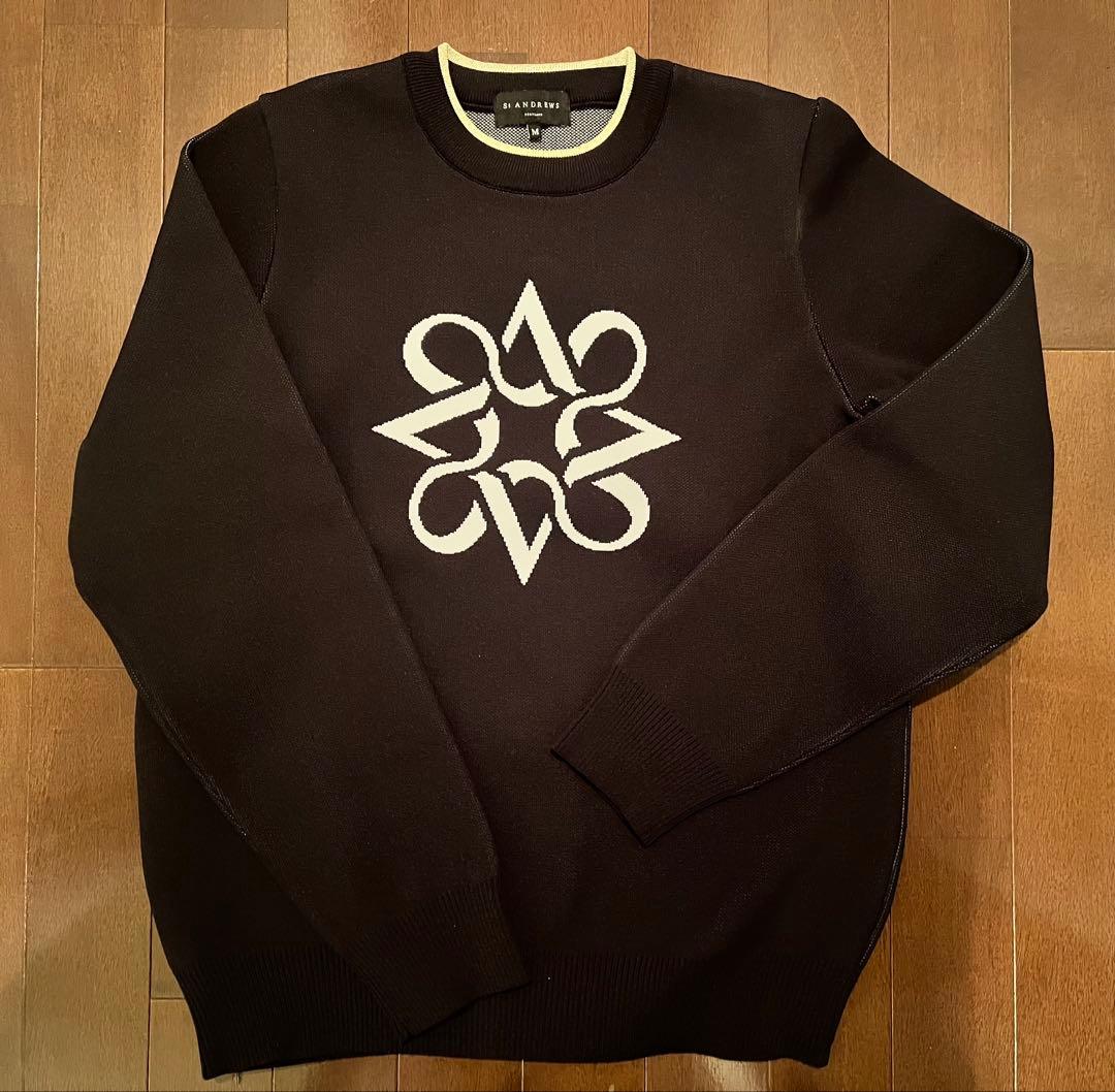 St Andrews ブラック セーター M