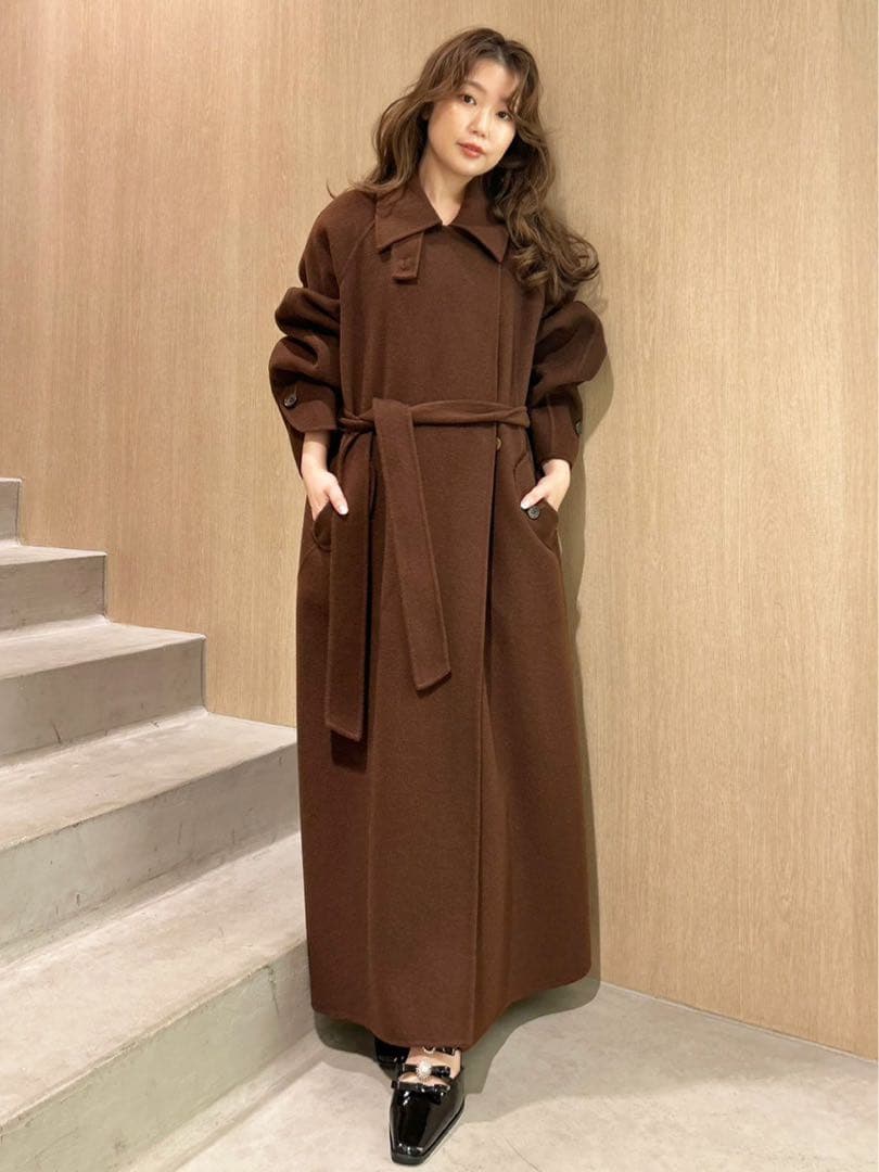 最終お値下げ　ステンカラーリバーコート