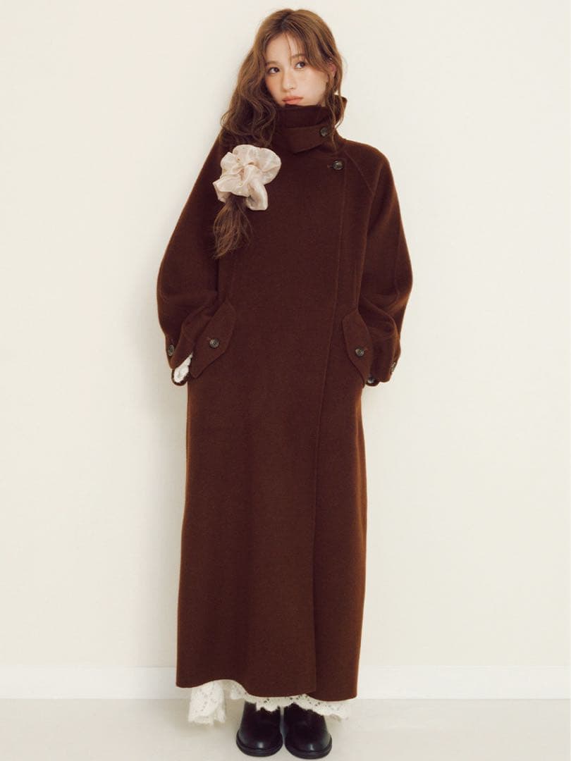 最終お値下げ　ステンカラーリバーコート