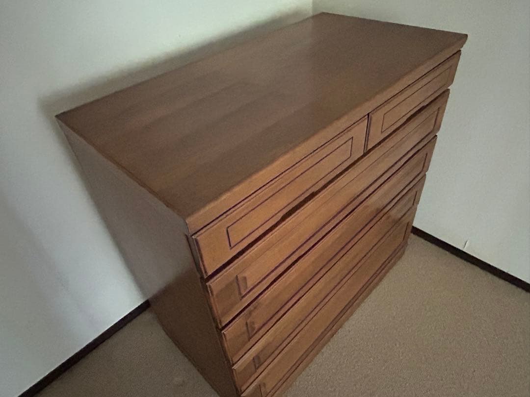 収納 5段 ナチュラル チェスト・タンス 棚
